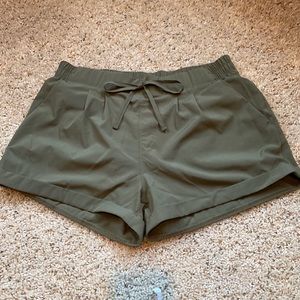 EUC Zyia olive summer shorts size M